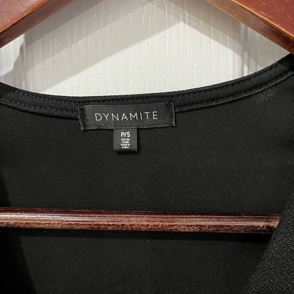 Dynamite black long sleeve bodysuit size small - Picture 5 of 10